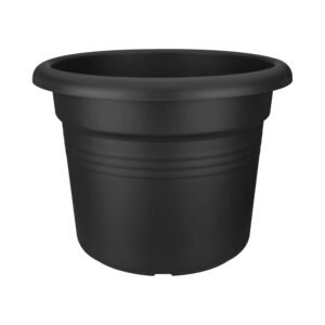 Elho Green Basics Cilinder 80cm Plastic Pot Living Black